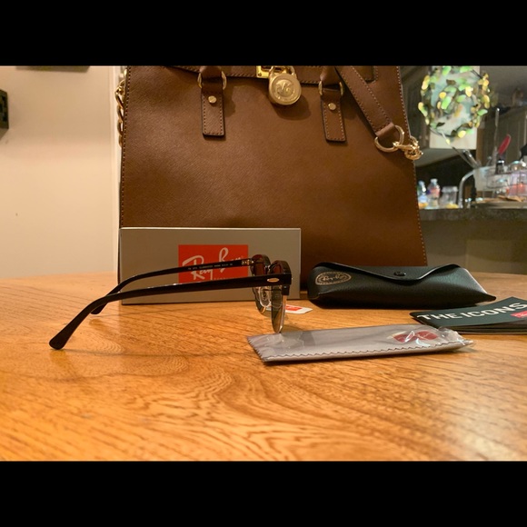 RAY-BAN CLUBMASTER CLASSIC SUNGLASSES - Picture 8 of 8